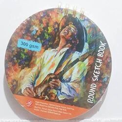 Round Sketch Book 300GSM 4inch - RSB-13391